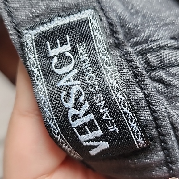 Vintage Versace Jeans Couture Stretch Faded Denim Jeans - Picture 7 of 11